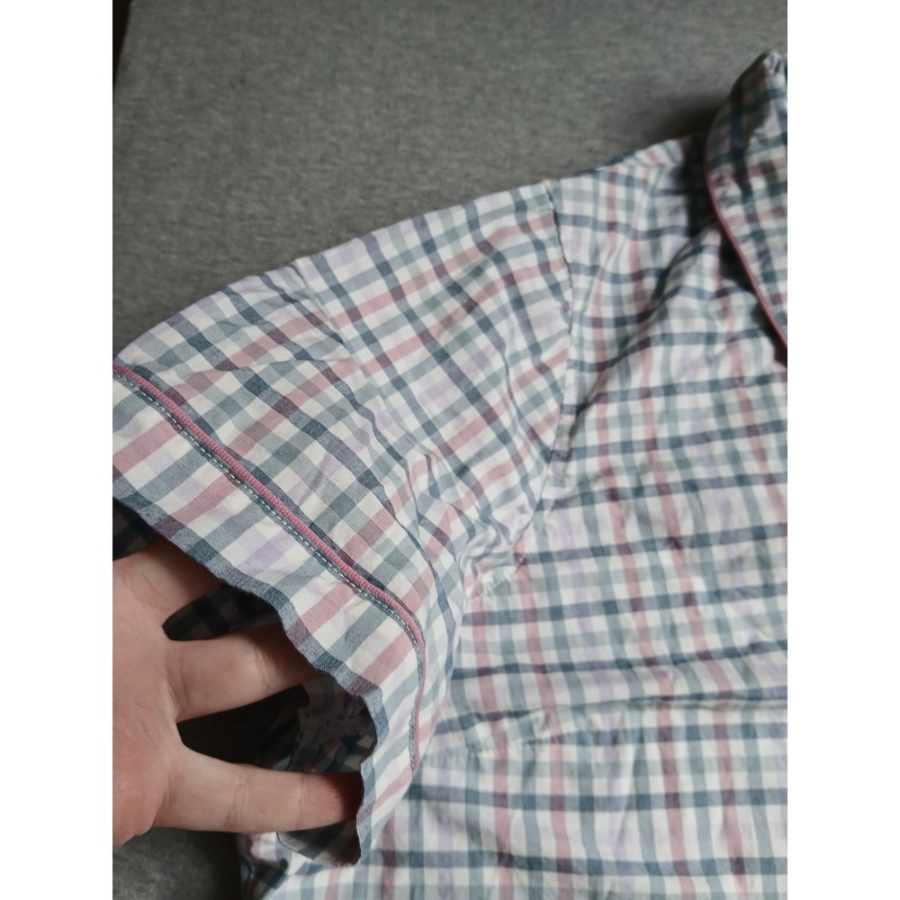 LL Bean Pajama Set 3x Womens Pull On Short Notch Collar Comfort Lounge Sleep - Picture 6 of 16